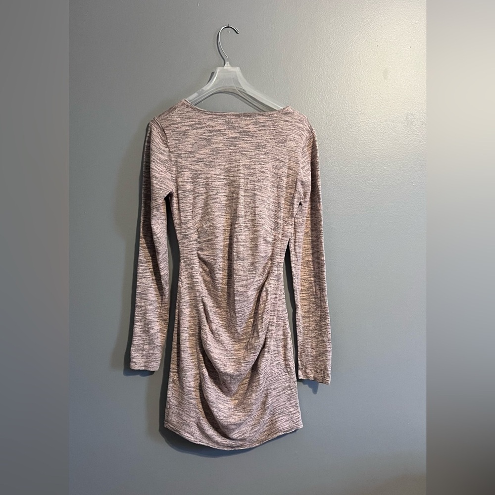 Express Women's Ruched Long Sleeve Dress - Picture 5 of 7